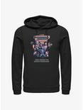 Marvel Guardians of the Galaxy Vol. 3 It's Good To Have Friends Poster Hoodie, BLACK, hi-res
