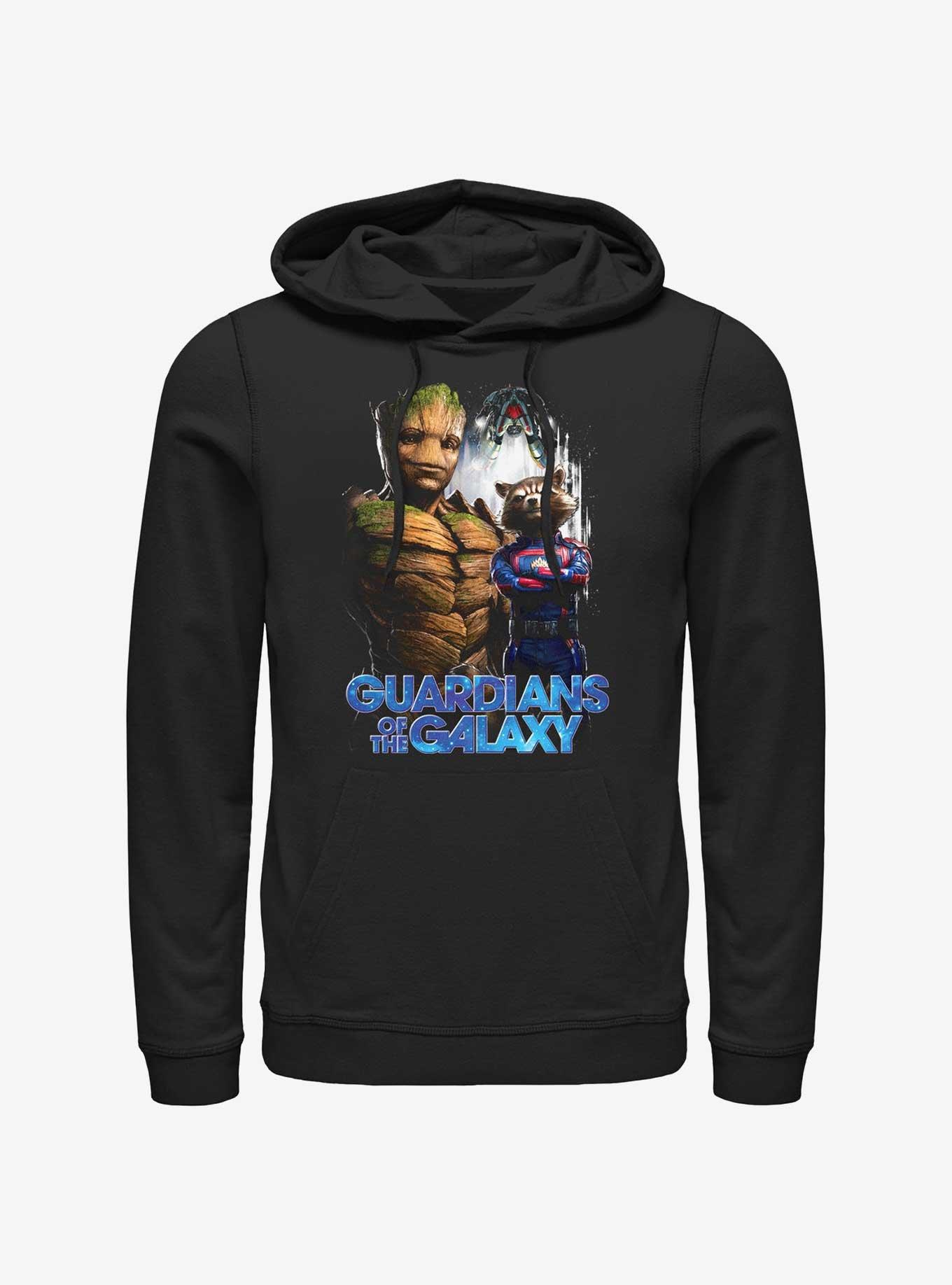 Marvel Guardians of the Galaxy Vol. 3 Duo Team Groot and Rocket Hoodie, , hi-res