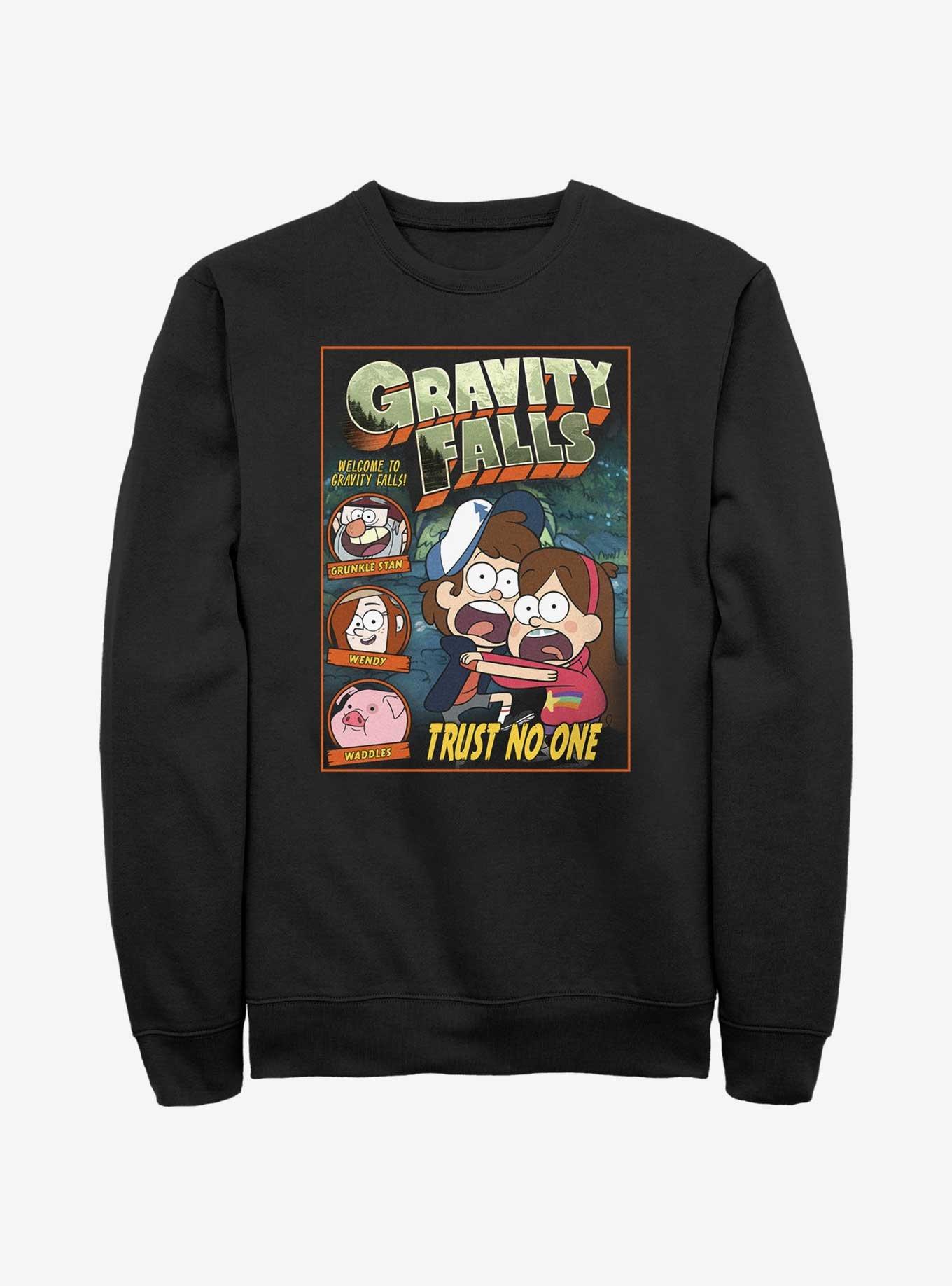 Disney Gravity Falls Trust No One Comic Cover Sweashirt