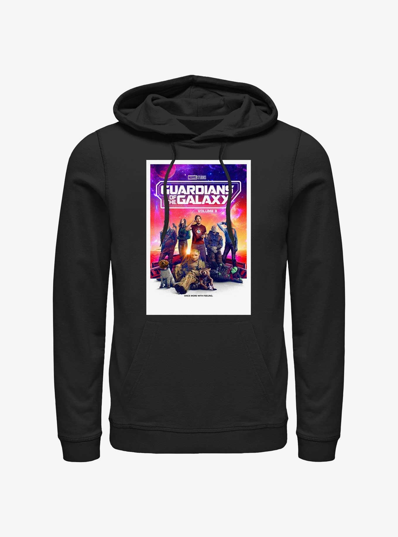 Marvel Guardians of the Galaxy Vol. 3 Universal Family Poster Hoodie, BLACK, hi-res