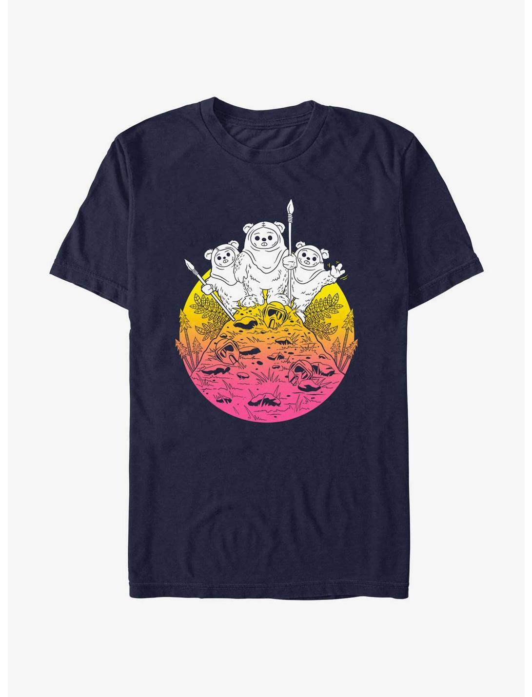 Star Wars Ewok Camp T-Shirt, NAVY, hi-res