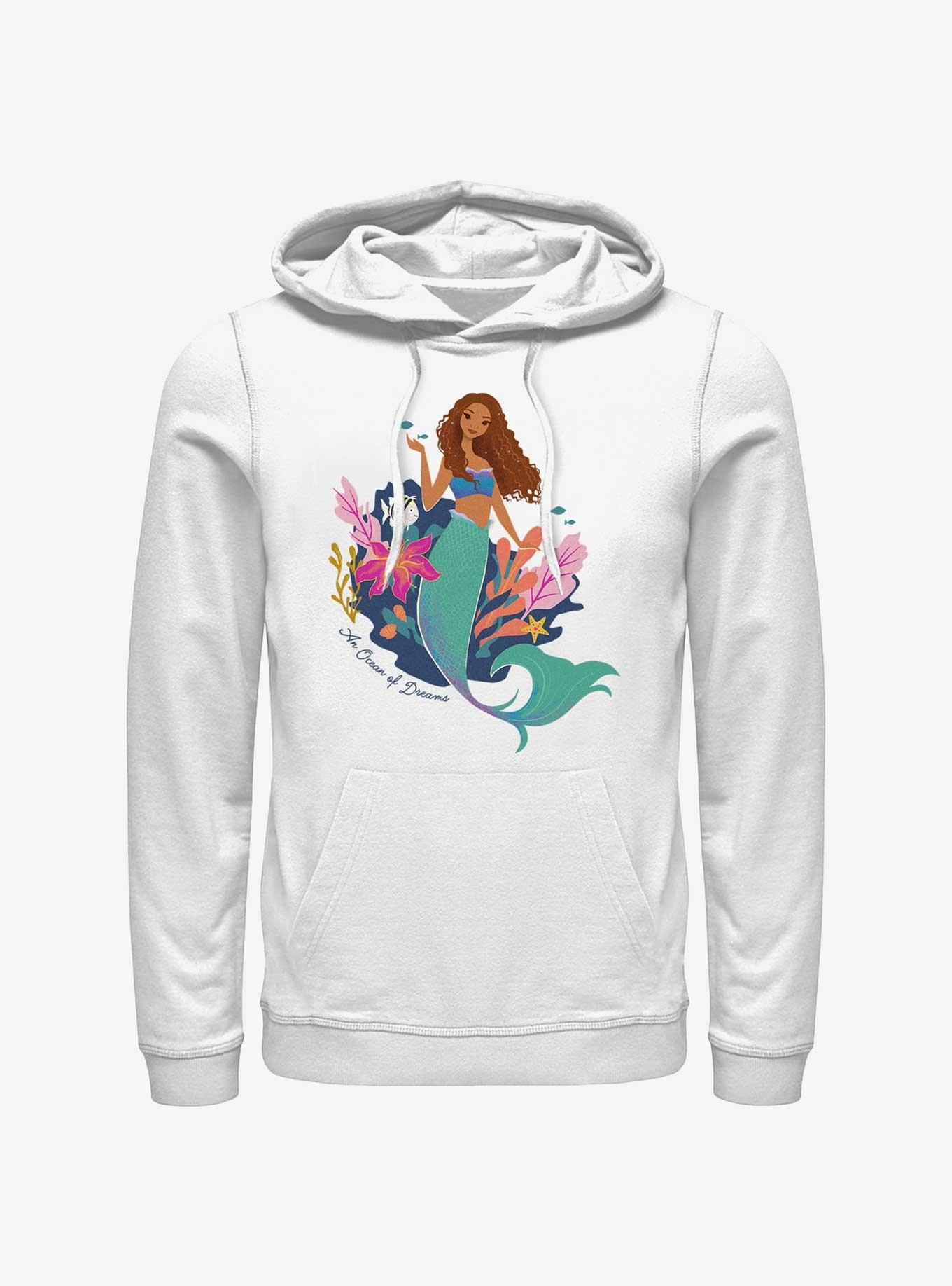 Little mermaid hoodie for adults hotsell