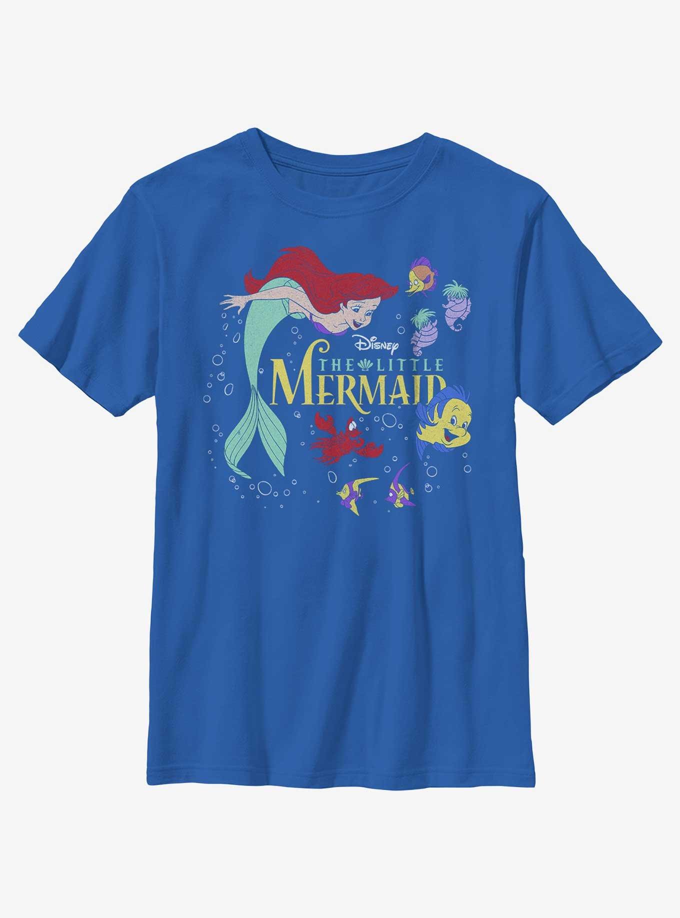 Disney The Little Mermaid Movie Poster Youth T-Shirt, , hi-res