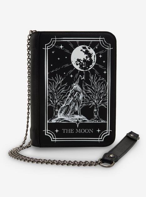 Cosmic Aura Wolf Moon Glow-In-The-Dark Tarot Crossbody Bag | Hot Topic