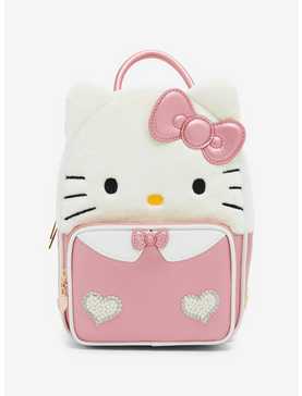 Her Universe Hello Kitty Rhinestone Fuzzy Mini Backpack, , hi-res