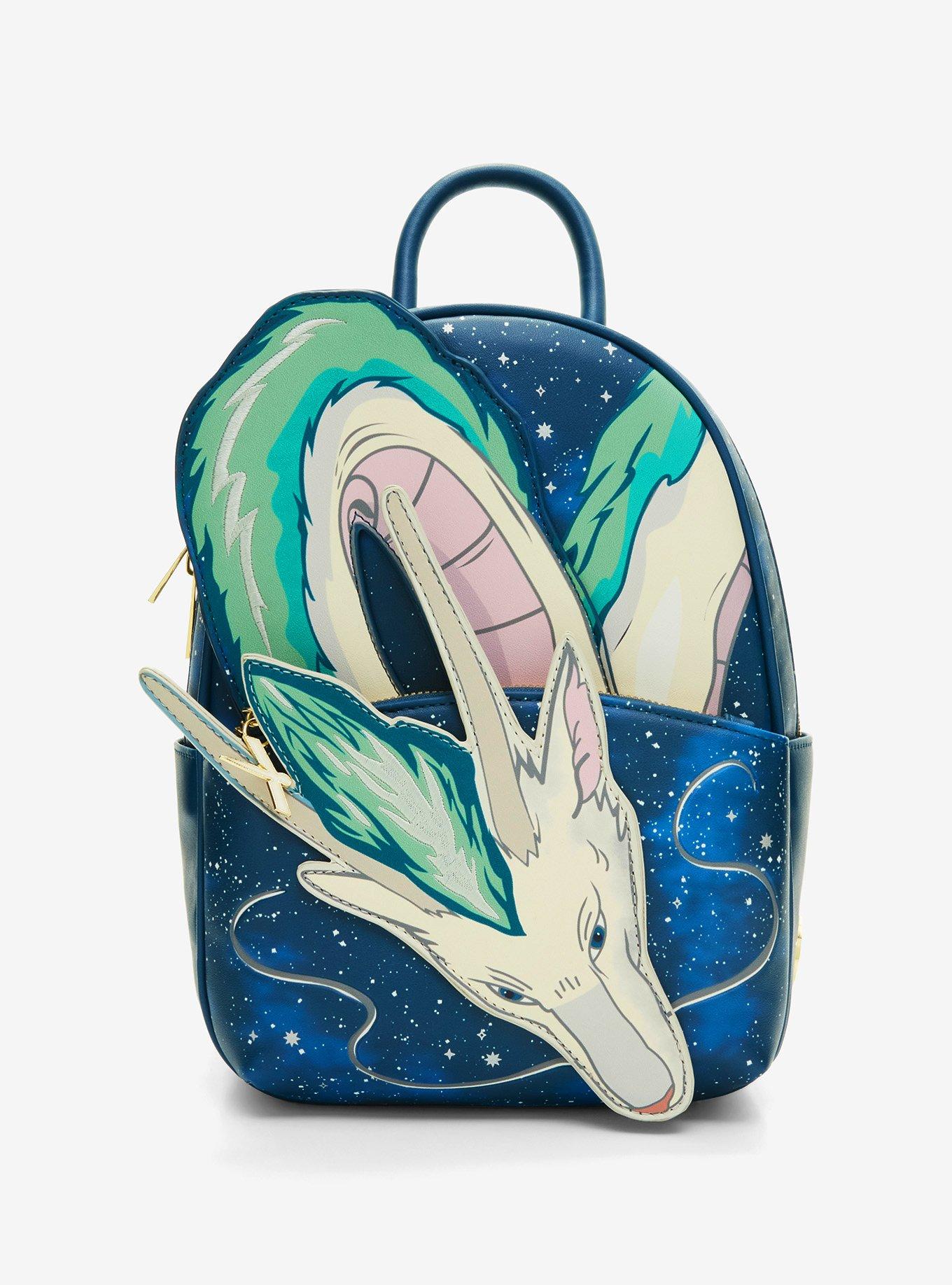Studio Ghibli Spirited Away Haku Dragon Stars Mini Backpack
