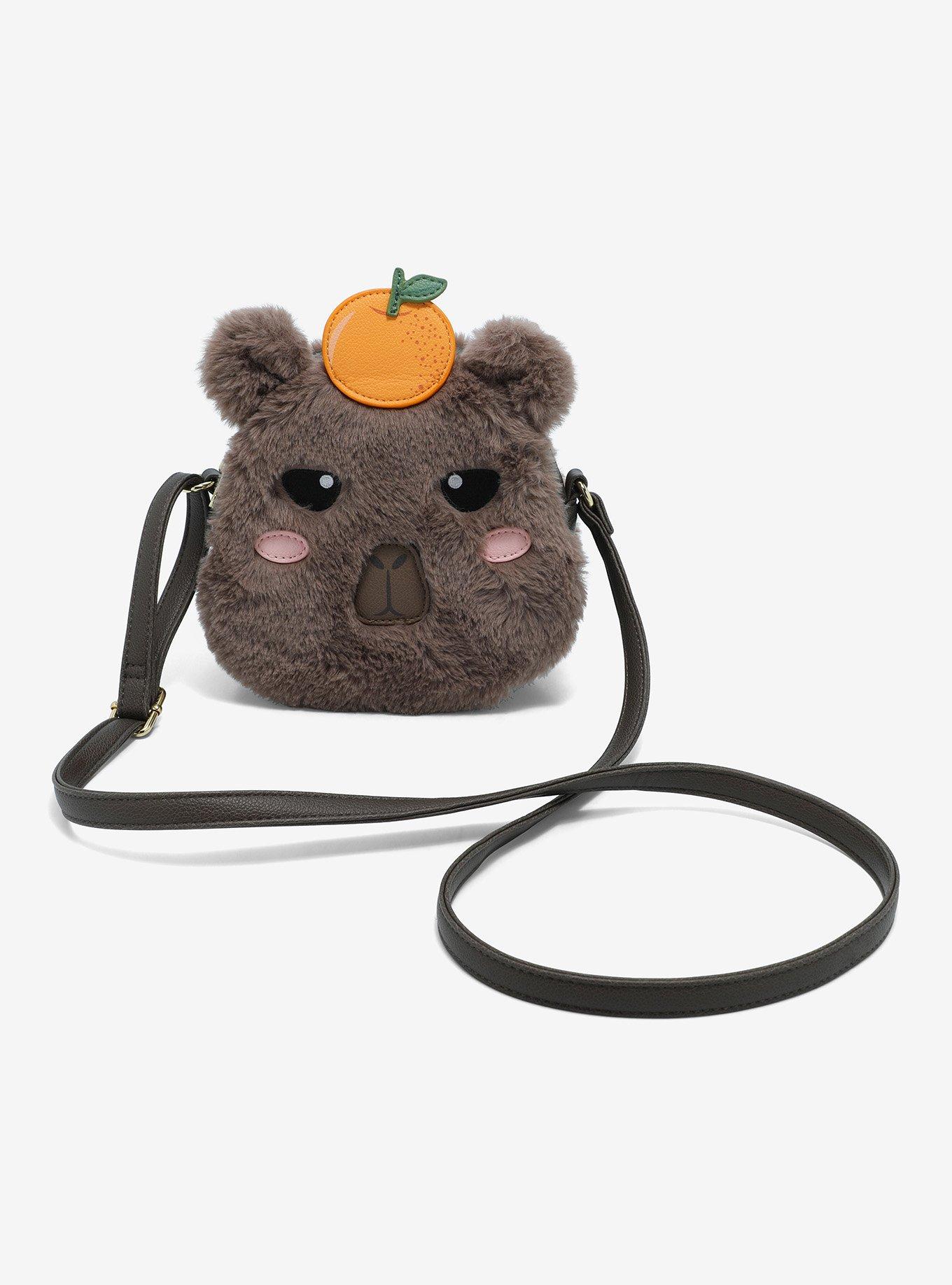 Loungefly Kuromi Figural Plush Crossbody Bag