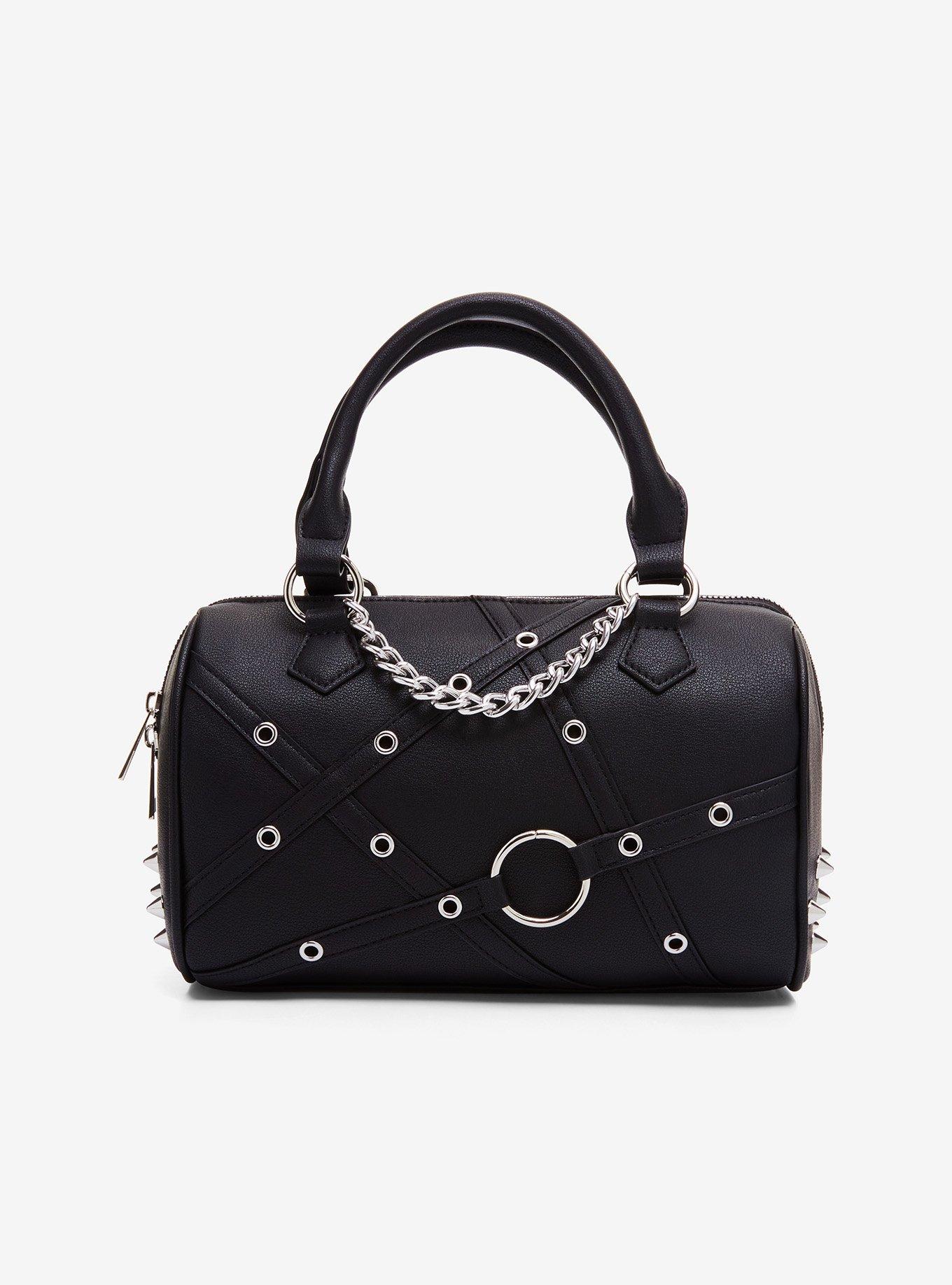 Adored Studded PU Leather Shoulder Bag