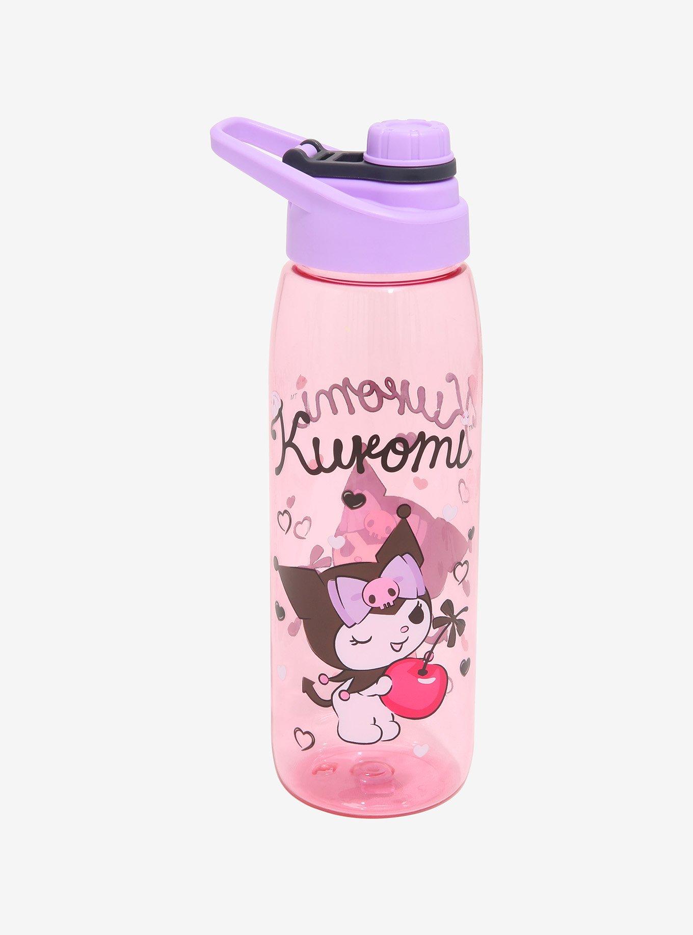 Kuromi Apple Hearts Water Bottle, , hi-res