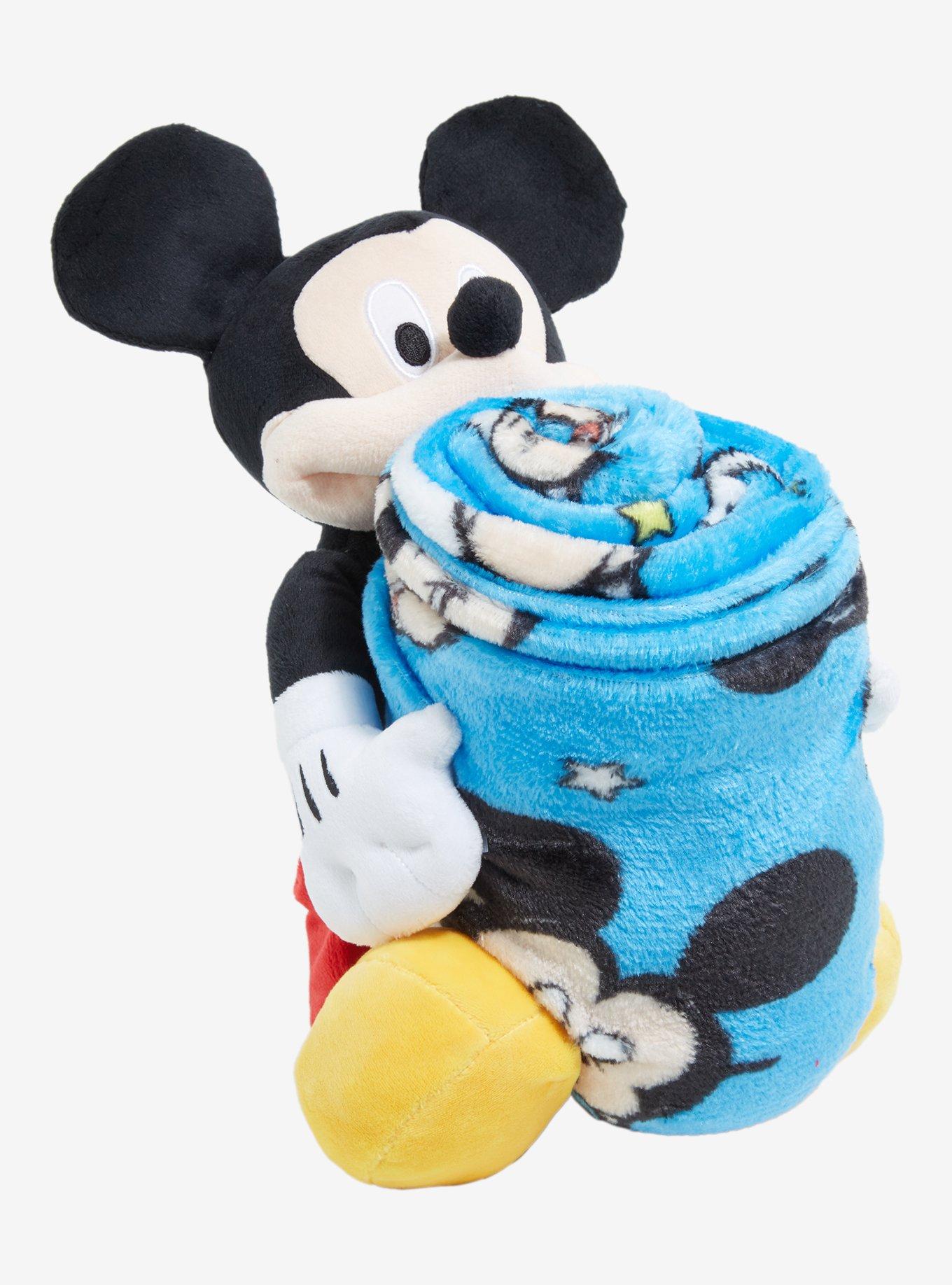 Disney Mickey Mouse Character Hugger Pillow & Silk Touch Throw Set