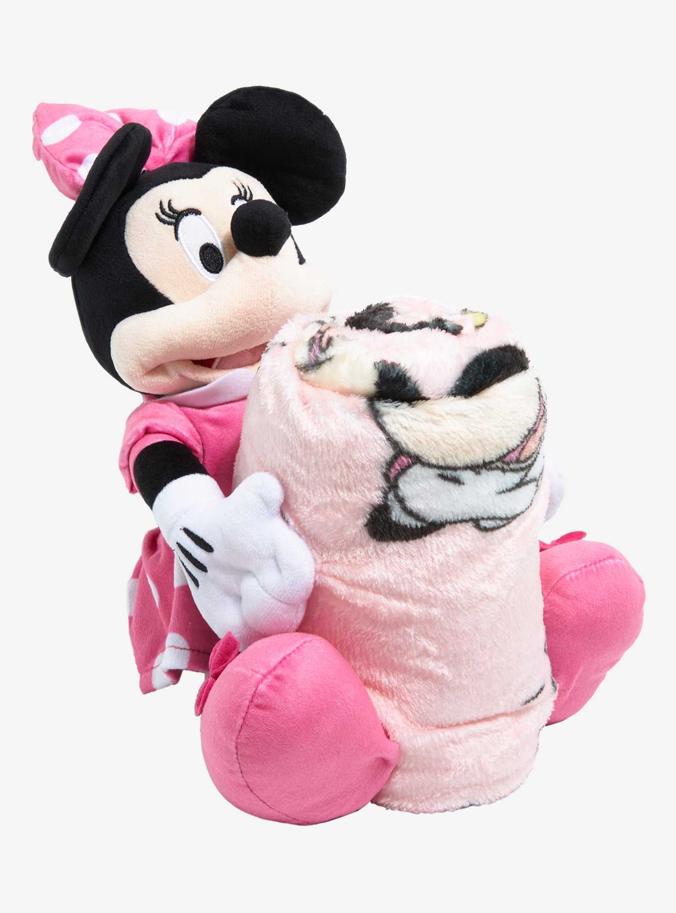 Disney Minnie Mouse Character Hugger Pillow & Silk Touch Throw Set, , hi-res