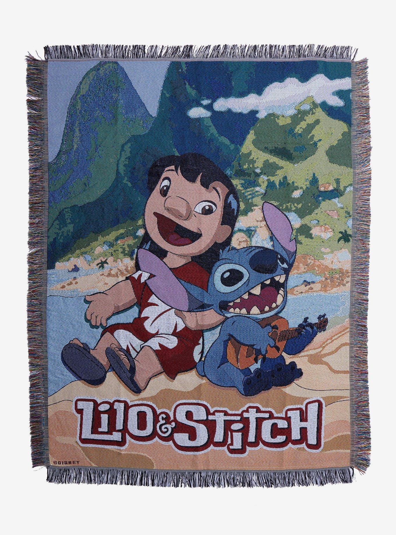 Disney Lilo & Stitch Duo Tapestry Throw Blanket, , hi-res