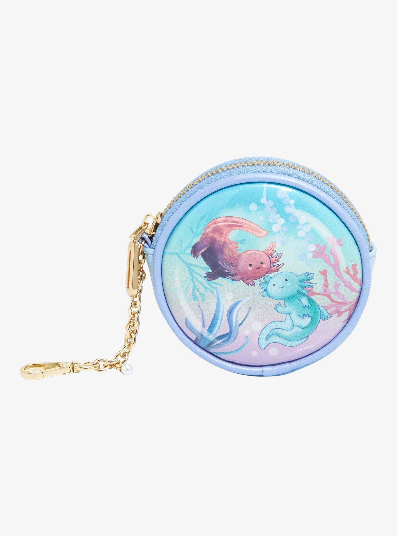 One Axolotl Anime zipper pull charm for bags, backpacks