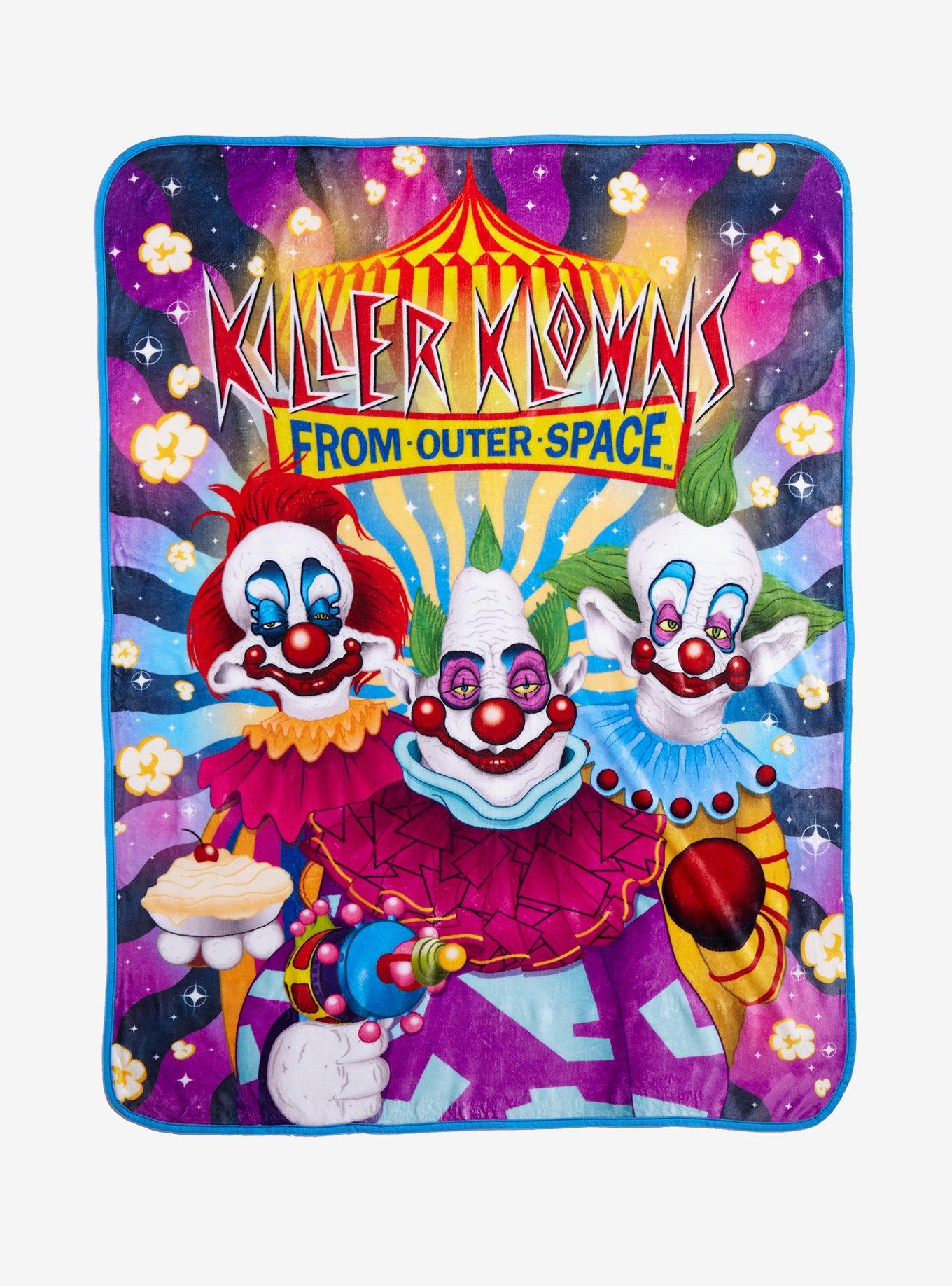 Killer Klowns From Outer Space Trio Throw Blanket, , hi-res