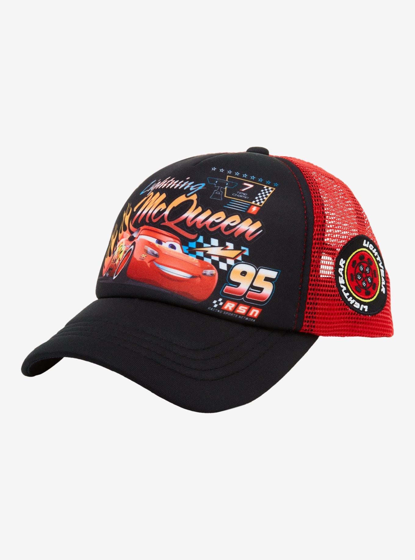 Lightning sales mcqueen cap