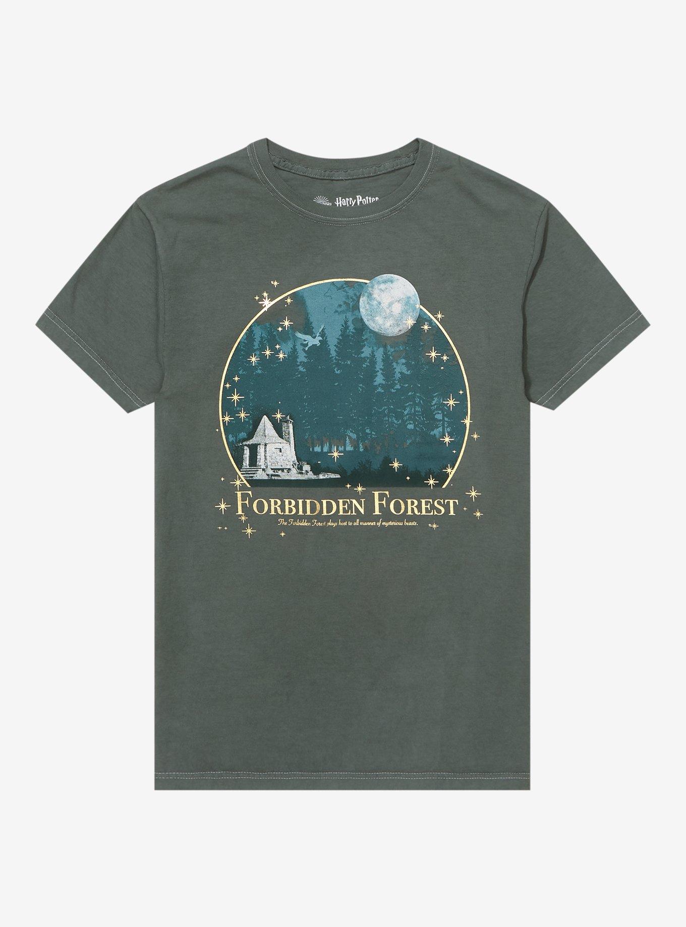 Harry Potter Forbidden Forest Boyfriend Fit Girls T-Shirt, MULTI, hi-res