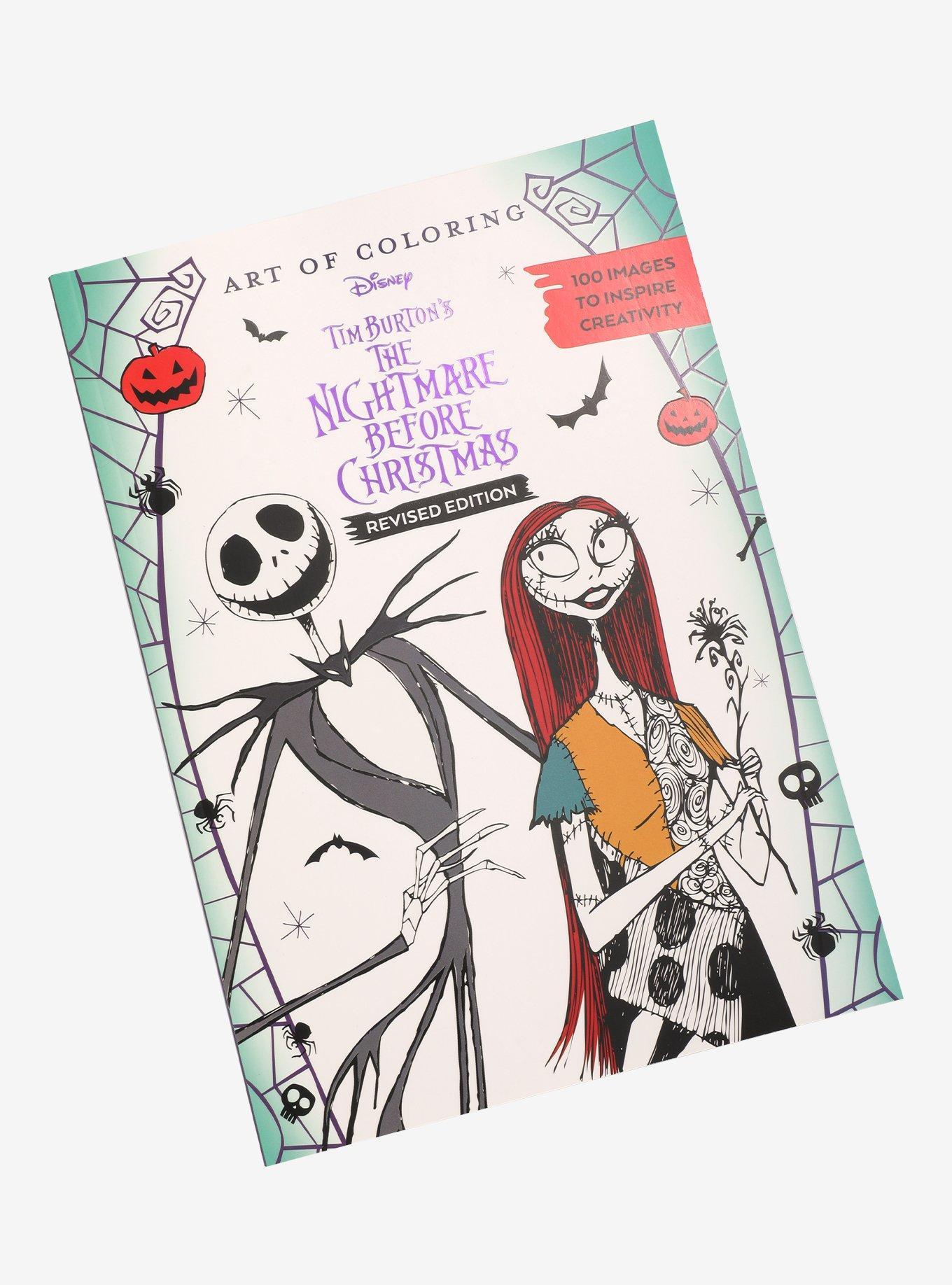 Disney Tim Burton's The Nightmare Before Christmas Glow-in-the-Dark Coloring Book [Book]