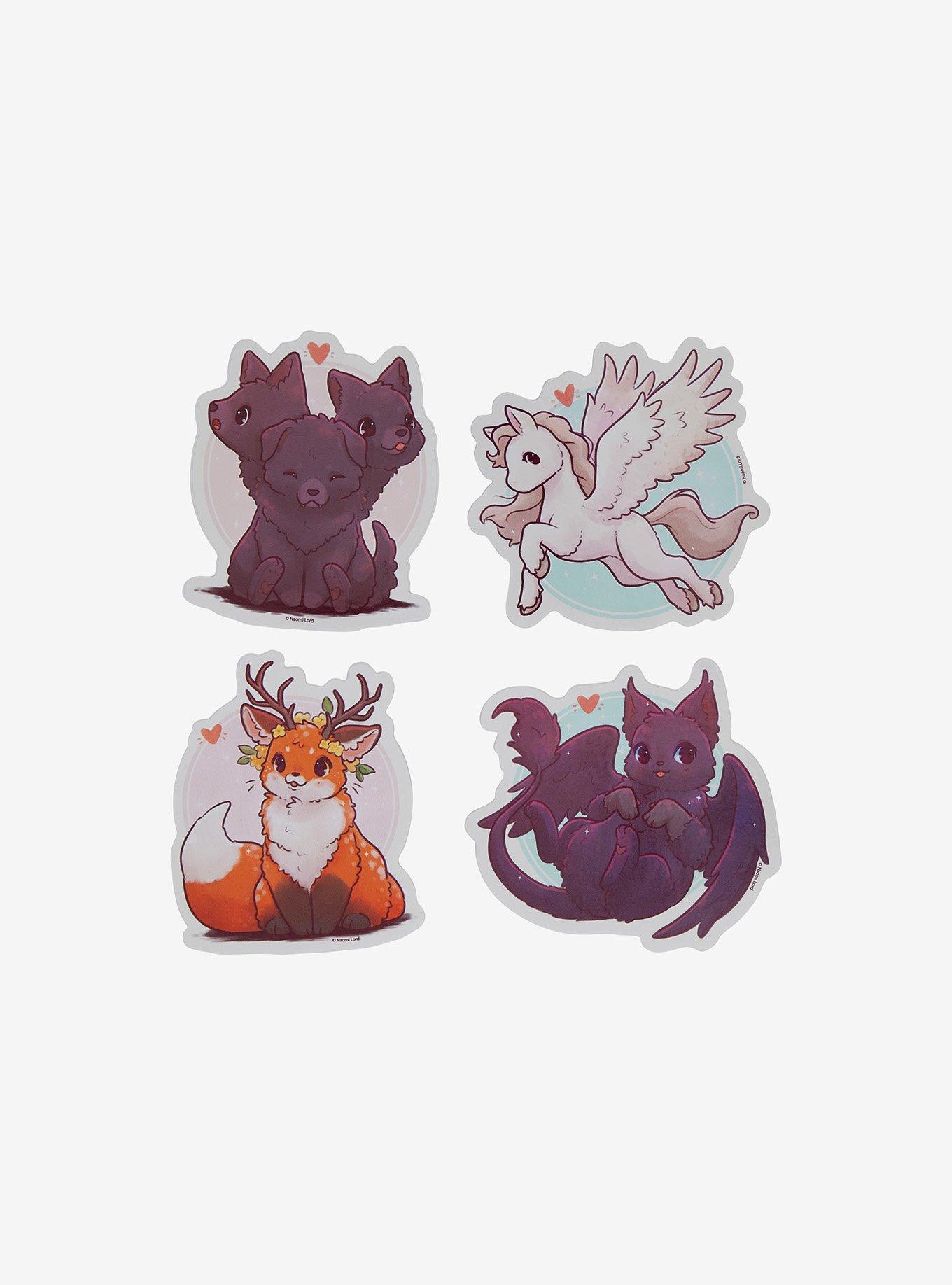 Mythical Creatures Sticker Pack By Naomi Lord, , hi-res
