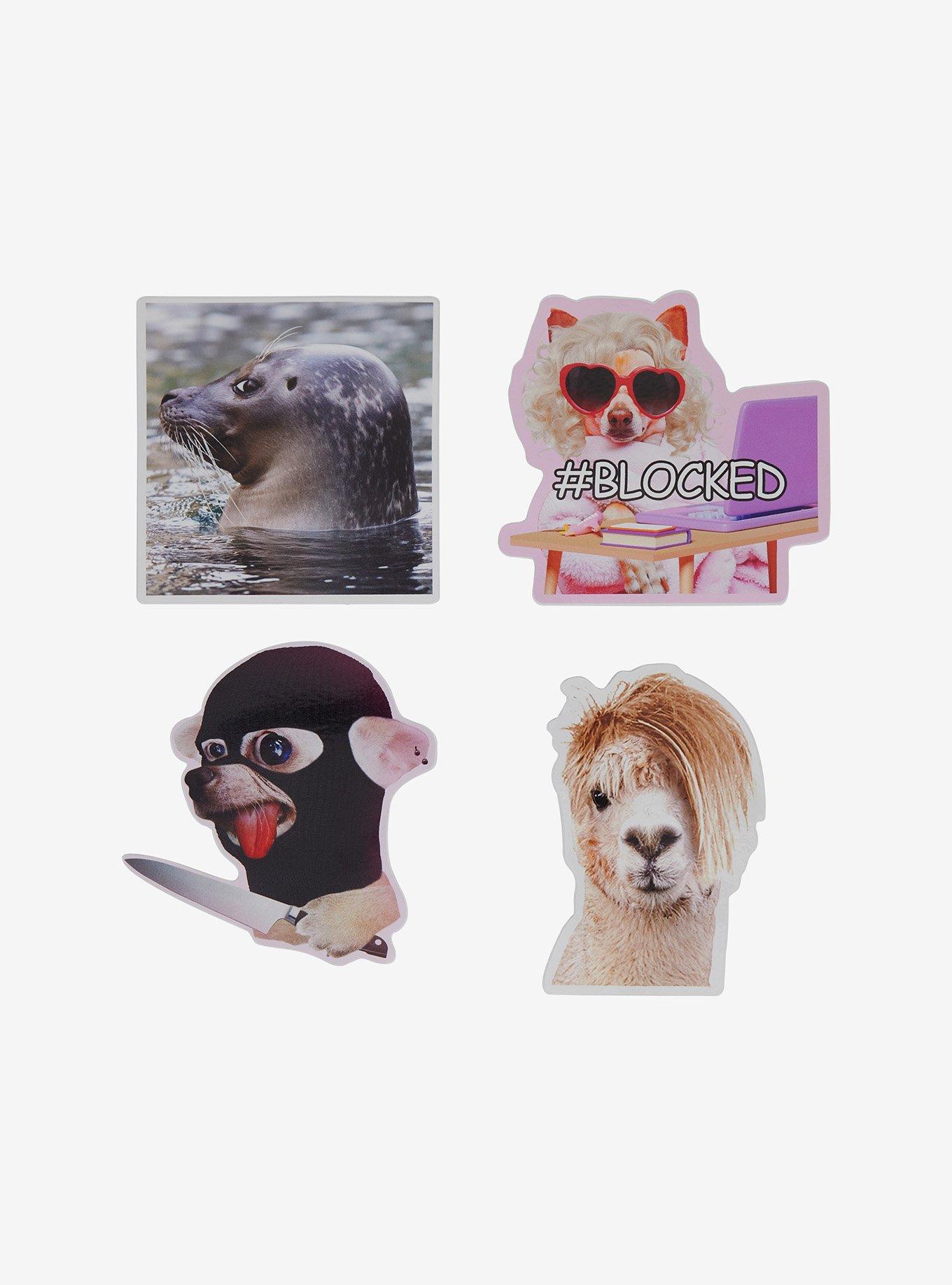 Animal Memes Sticker Pack, , hi-res