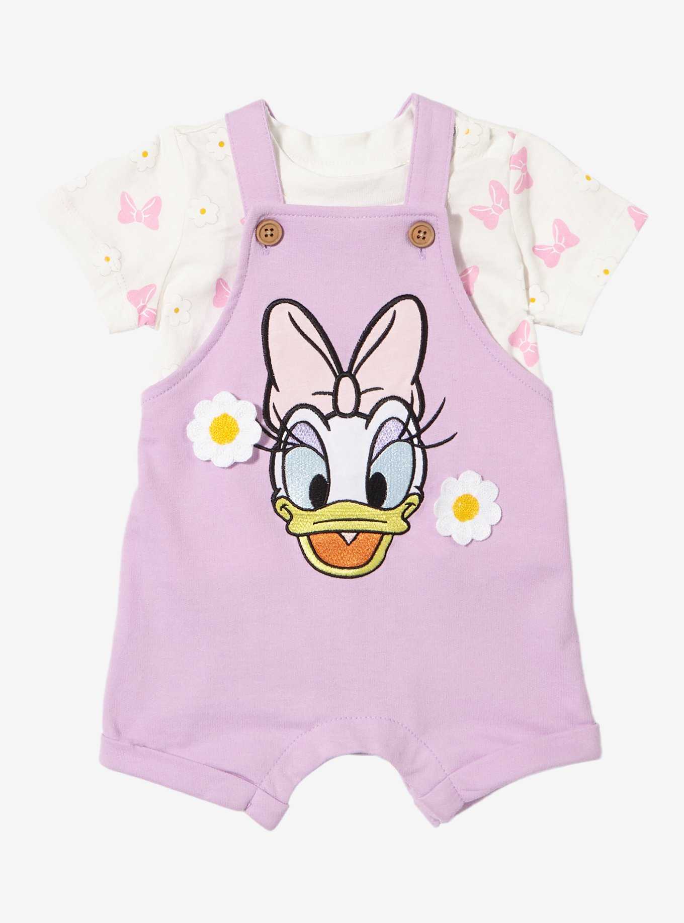 Disney Daisy Duck Infant Overall Set - BoxLunch Exclusive, , hi-res