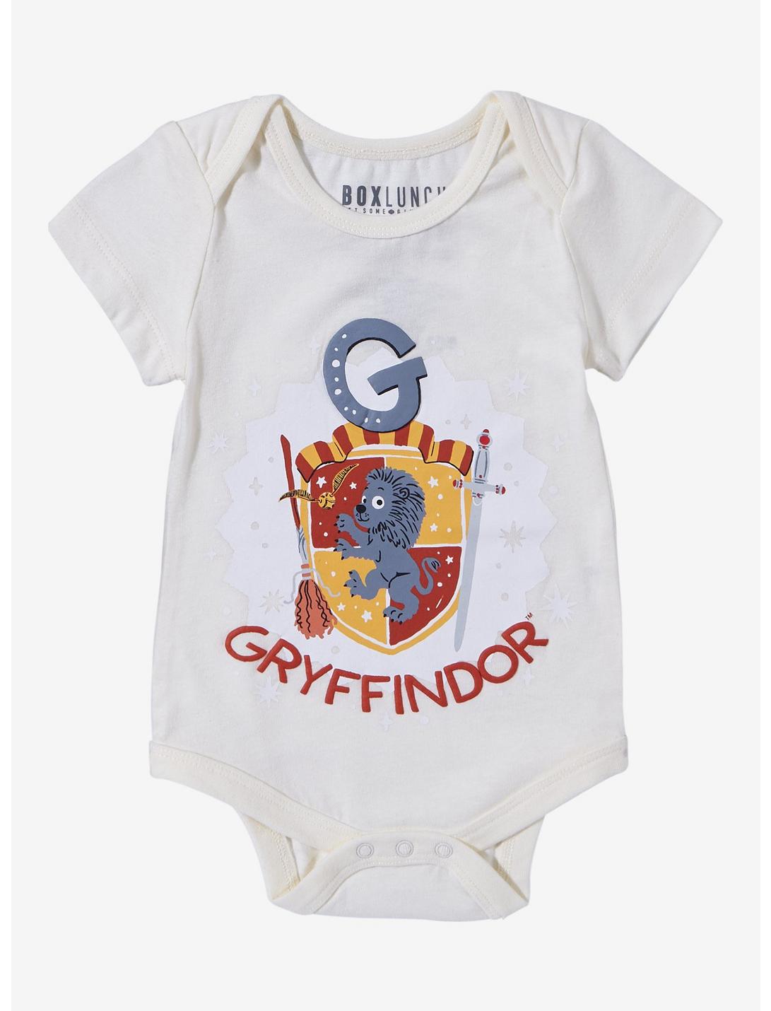 Harry Potter Gryffindor Infant One-Piece - BoxLunch Exclusive, NATURAL, hi-res