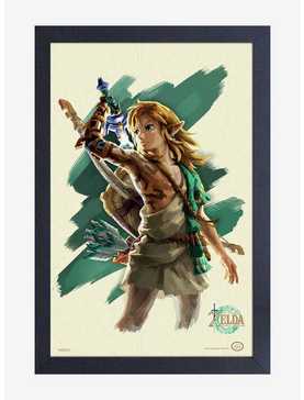 The Legend of Zelda: Tears of the Kingdom Link with Star Warsord Framed Poster, , hi-res