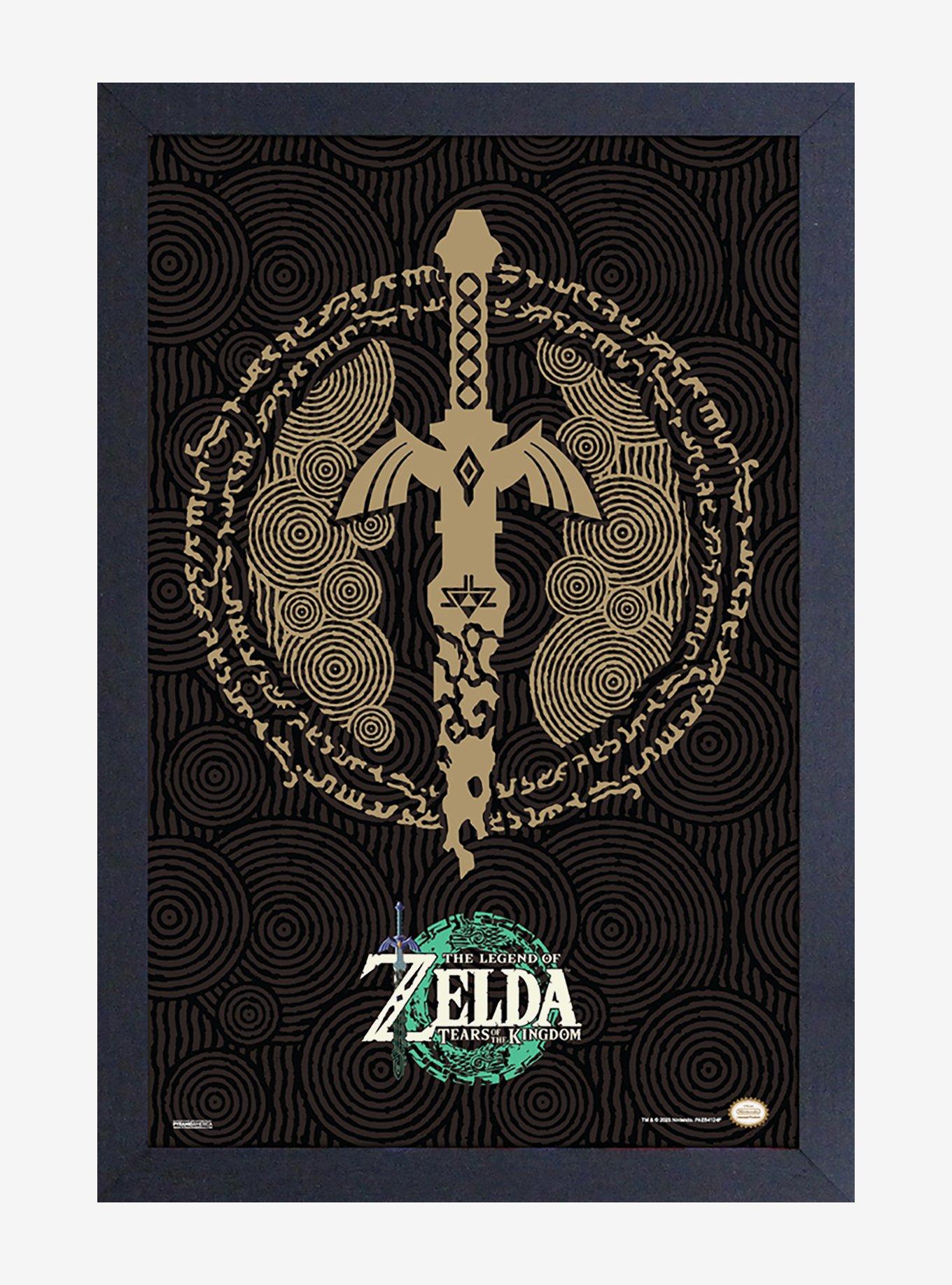 The Legend of Zelda: Tears of the Kingdom Master Star Warsord Framed Poster, , hi-res