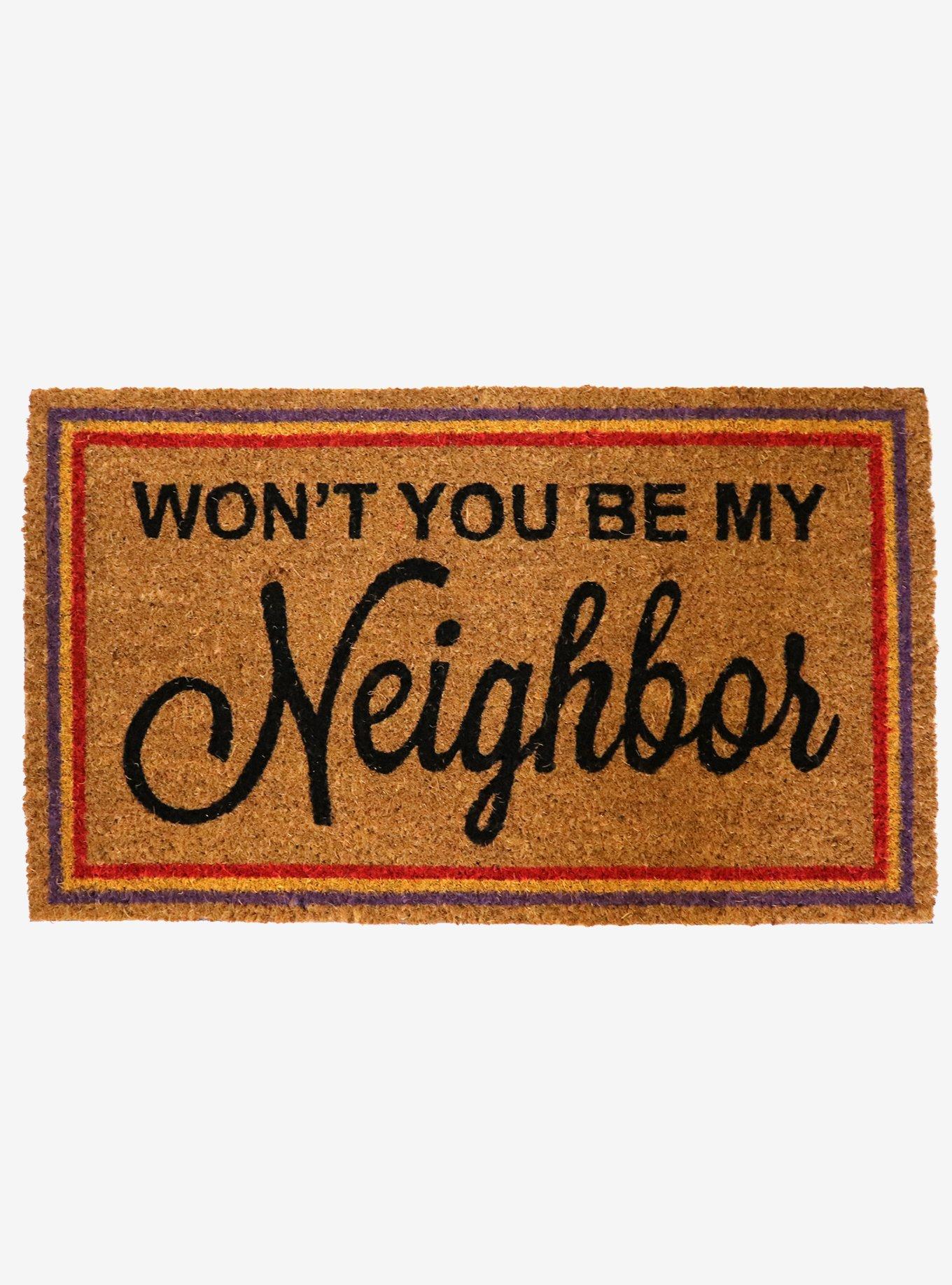 Mister Rogers Won't You Be My Neighbor Doormat, , hi-res