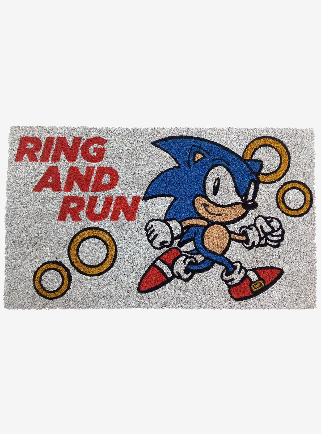 Sonic The Hedgehog Ring and Run Doormat