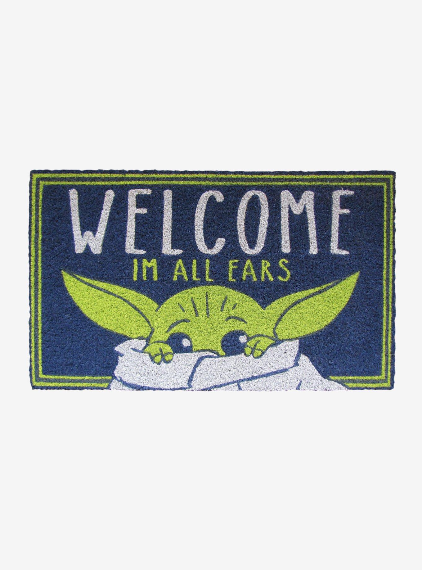 Star Wars The Mandalorian I'm All Ears Doormat, , hi-res