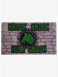 Marvel Hulk Knock Knock Hulk Smash Doormat, , hi-res