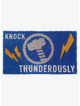 Marvel Thor Knock Thunderously Doormat, , hi-res