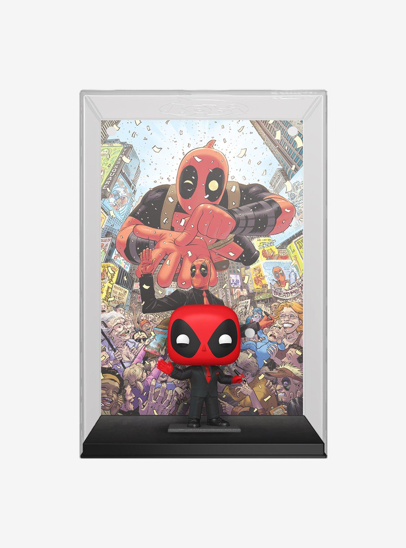 Funko Pop! Comic Cover Marvel Deadpool in Black Suit