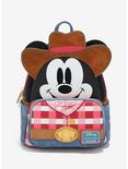 Loungefly Disney Mickey Mouse Western Figural Mini Backpack, , hi-res