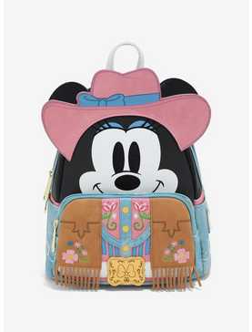 Loungefly Disney Minnie Mouse Western Figural Mini Backpack, , hi-res