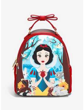 Loungefly Disney Snow White and the Seven Dwarfs Apple Classic Mini Backpack, , hi-res