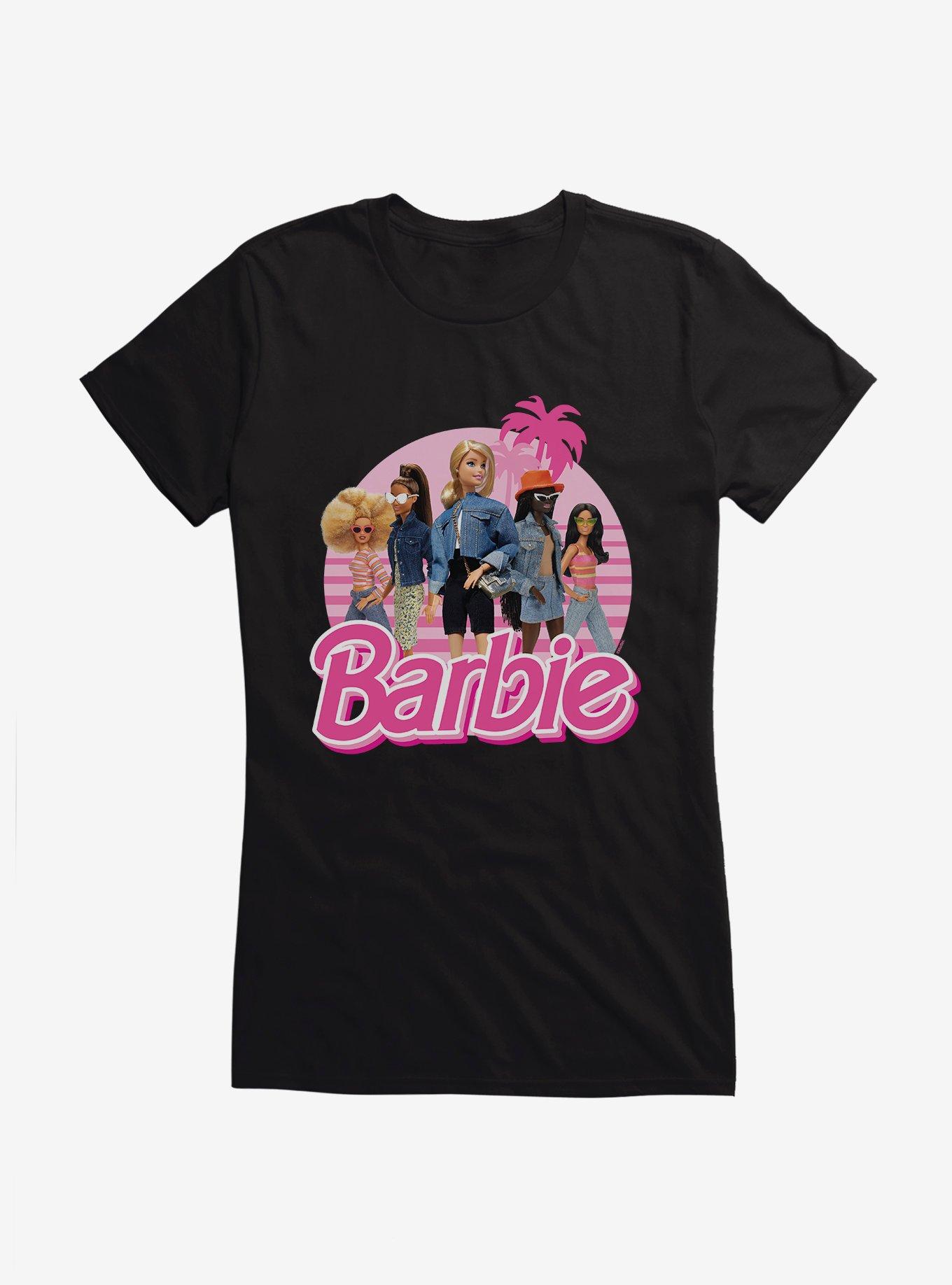Hot Topic Barbie Palm Trees Girls T-Shirt