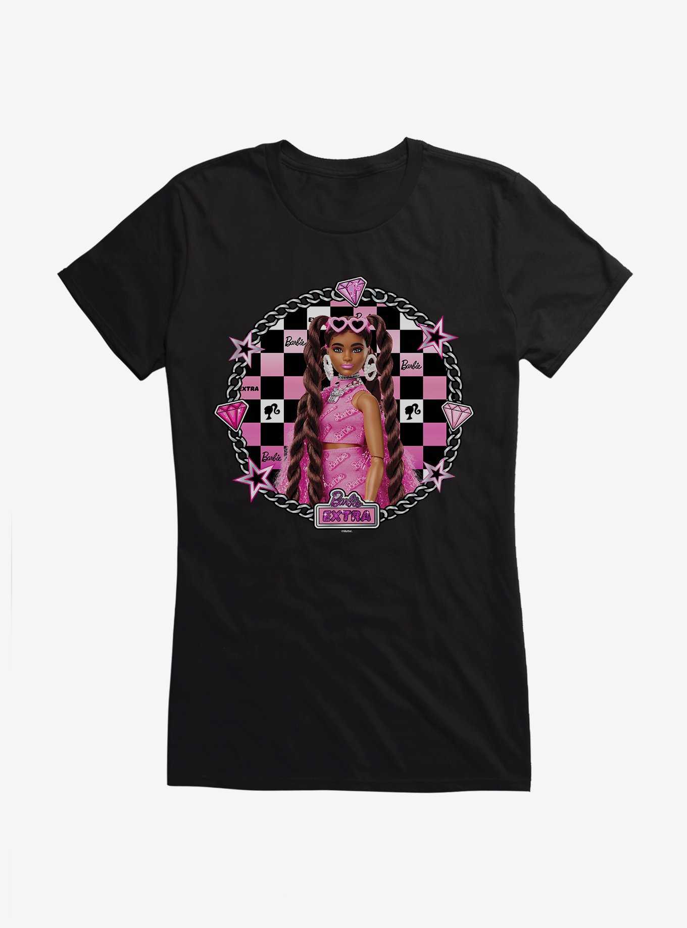Barbie Extra Doll Pink Glam Chain Girls T-Shirt, , hi-res