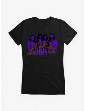 Black Sabbath Vintage Group Girls T-Shirt, , hi-res