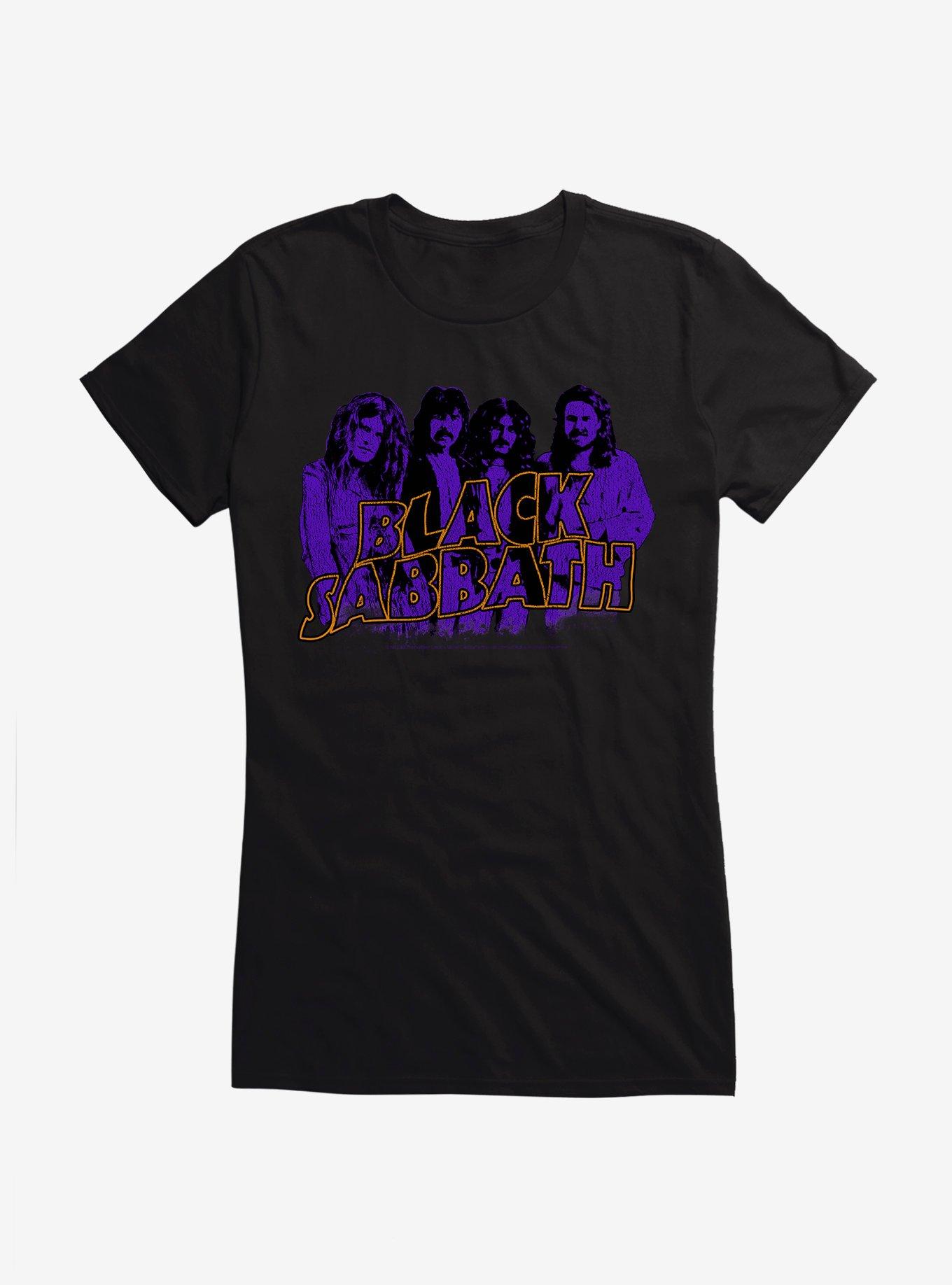 Black Sabbath Vintage Group Girls T-Shirt, , hi-res