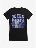 Queen Vintage Collegiate Group Girls T-Shirt, BLACK, hi-res