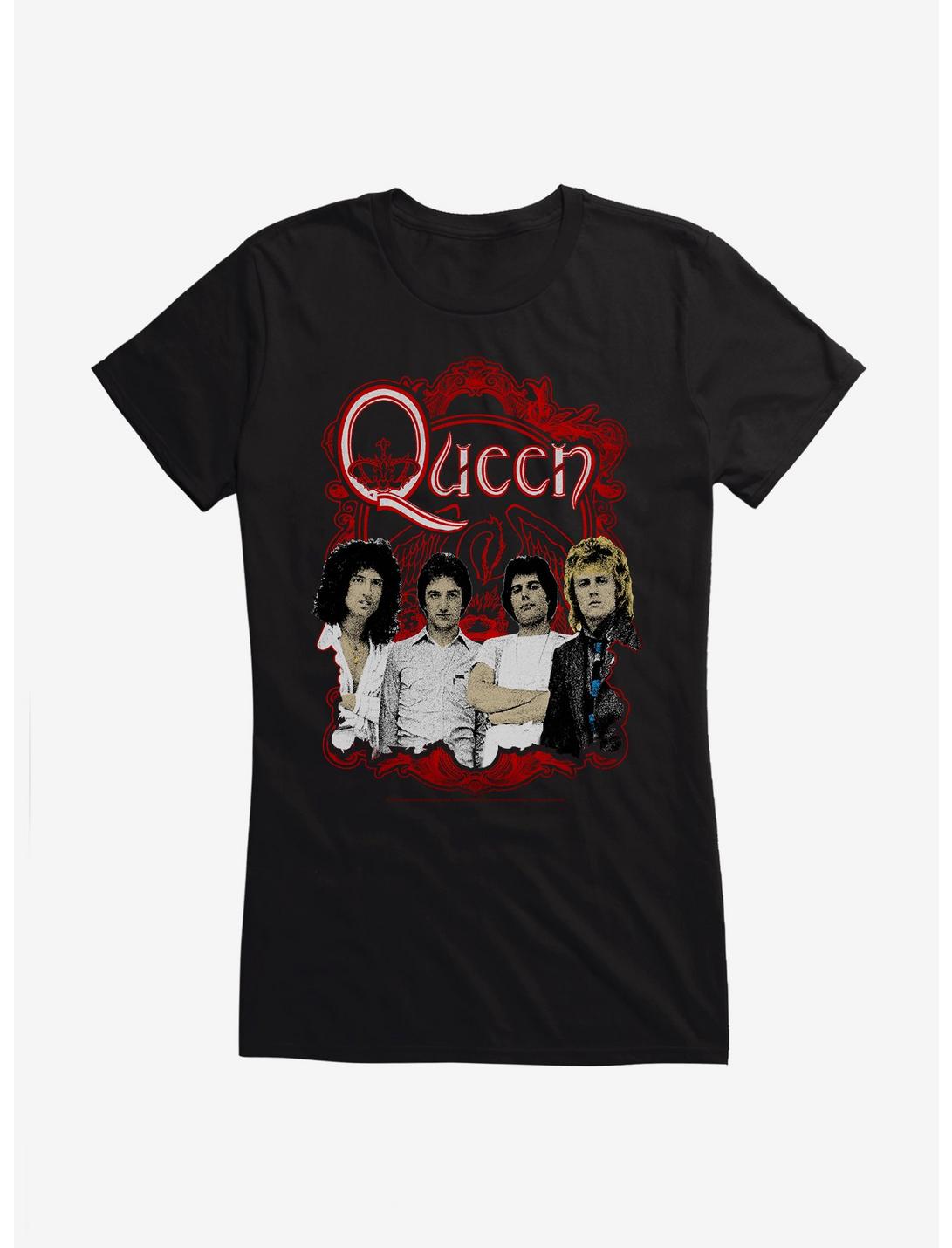 Queen Vintage Group Girls T-Shirt, BLACK, hi-res