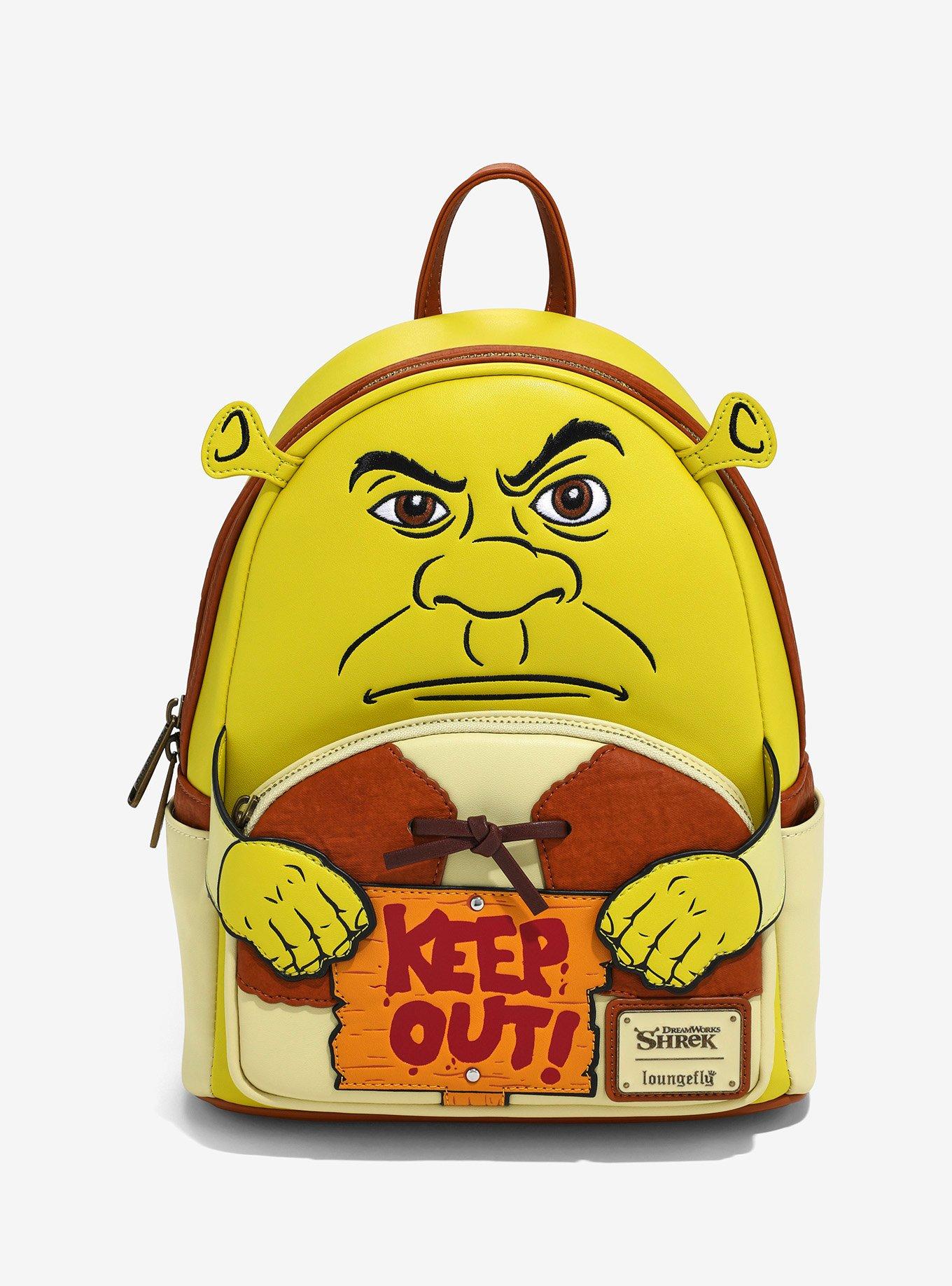 Loungefly Shrek Keep Out Mini Backpack