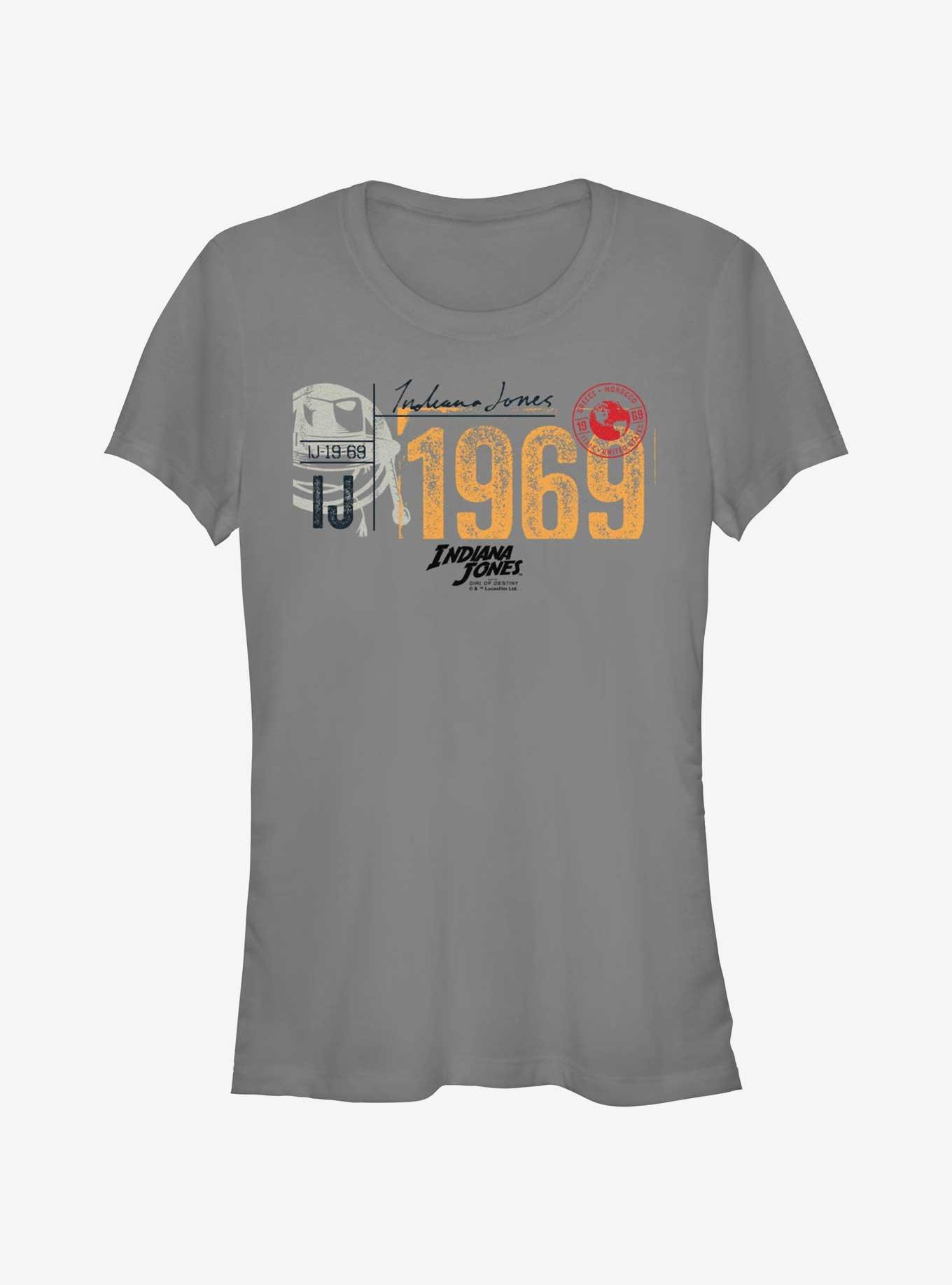 Indiana Jones and the Dial of Destiny Identification Girls T-Shirt, CHARCOAL, hi-res