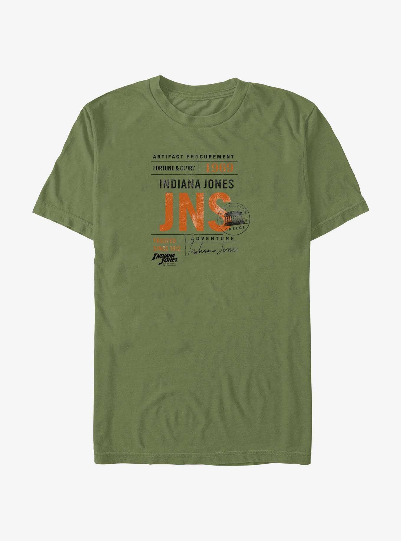 Indiana Jones and the Dial of Destiny Greece Passport Extra Soft T-Shirt, , hi-res