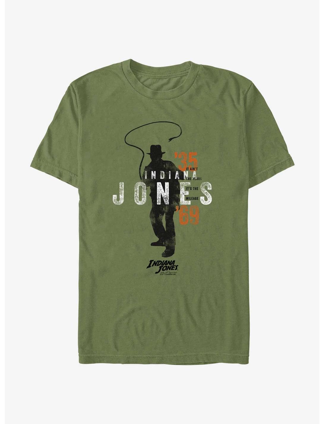 Indiana Jones and the Dial of Destiny It's The Mileage Extra Soft T-Shirt, MIL GRN, hi-res