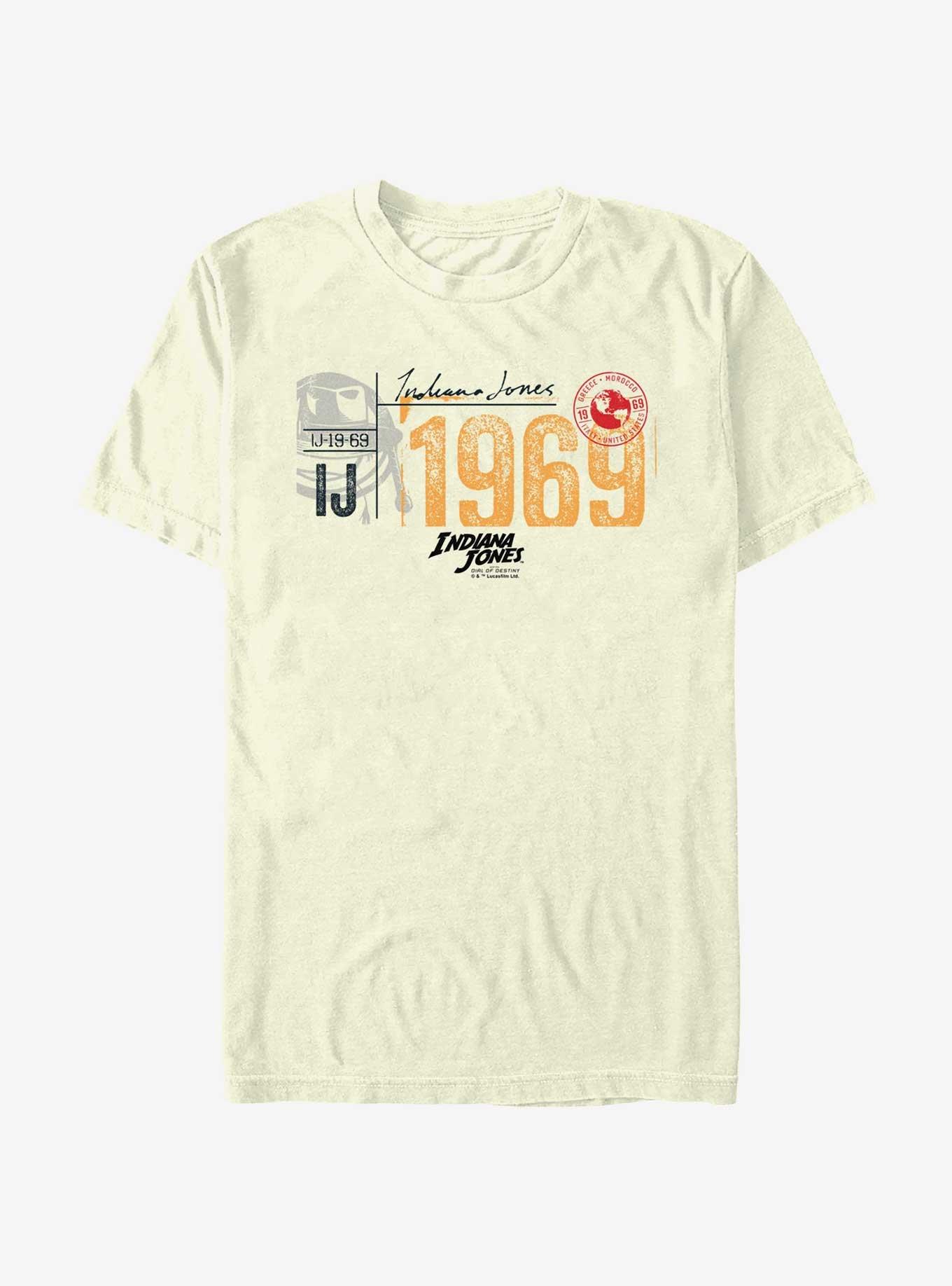 Indiana Jones and the Dial of Destiny Identification T-Shirt, NATURAL, hi-res