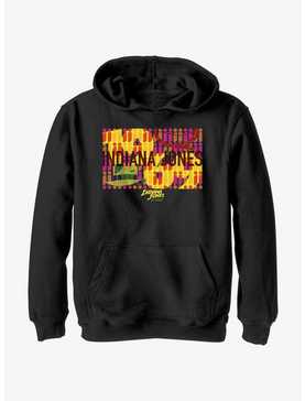 Indiana Jones and the Dial of Destiny Sixties Wallpaper Youth Hoodie, , hi-res