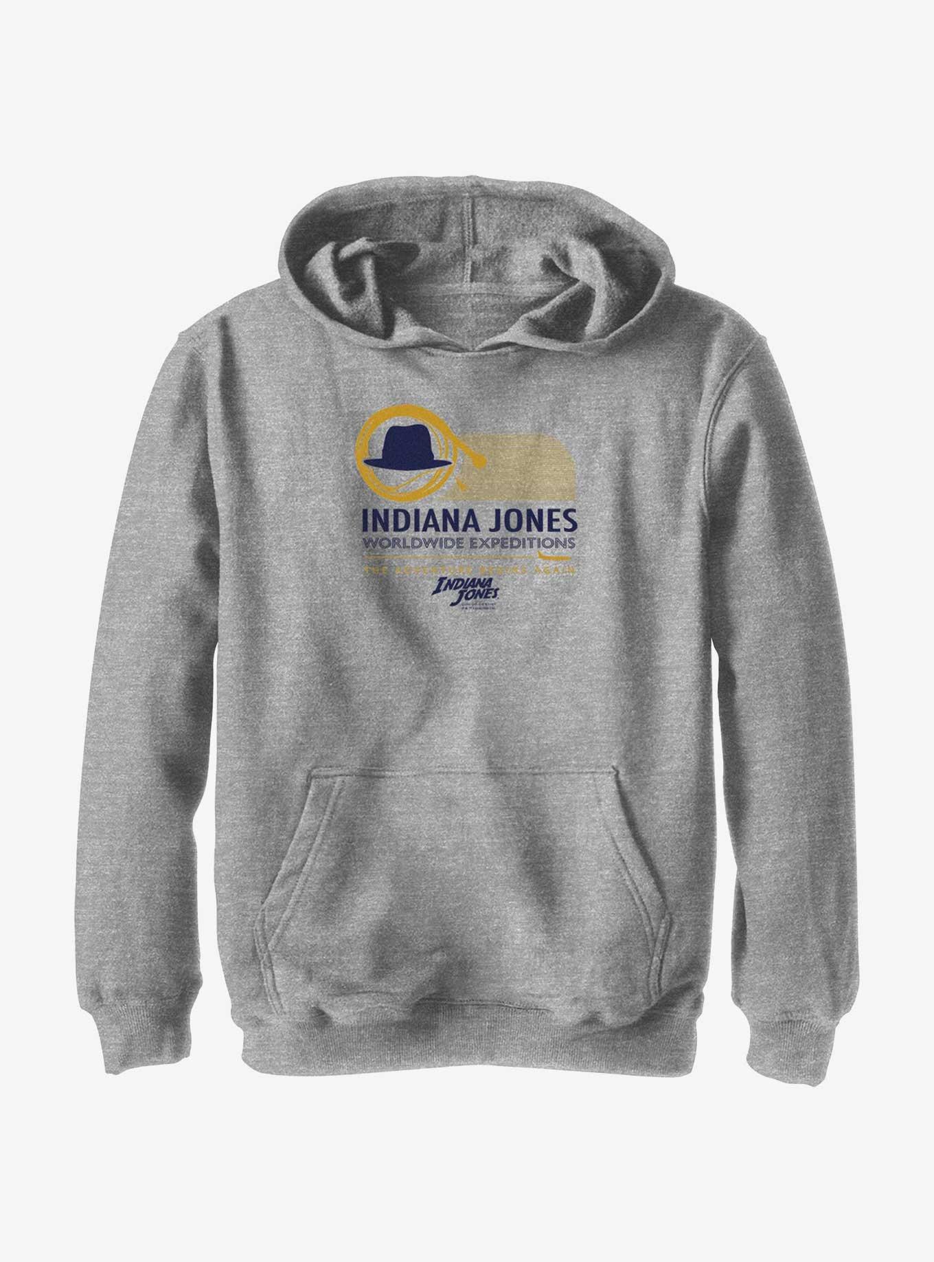 Indiana Jones and the Dial of Destiny Speedy Planes Youth Hoodie, ATH HTR, hi-res