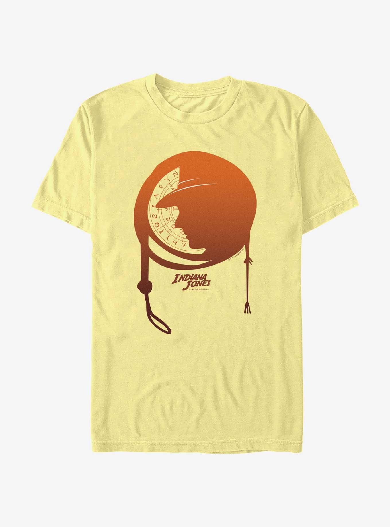 Indiana Jones and the Dial of Destiny Whip Profile T-Shirt, BANANA, hi-res